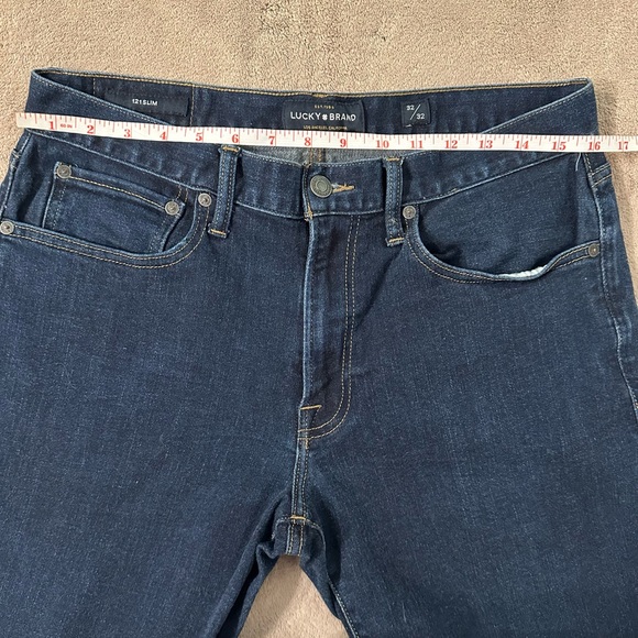 Men's Lucky Brand 121 Slim Jeans 32x32 - Picture 3 of 7
